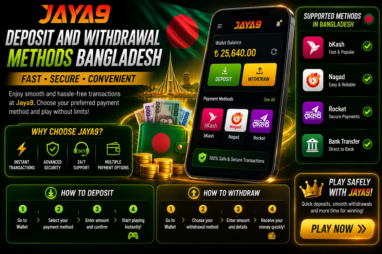 jaya9 deposit